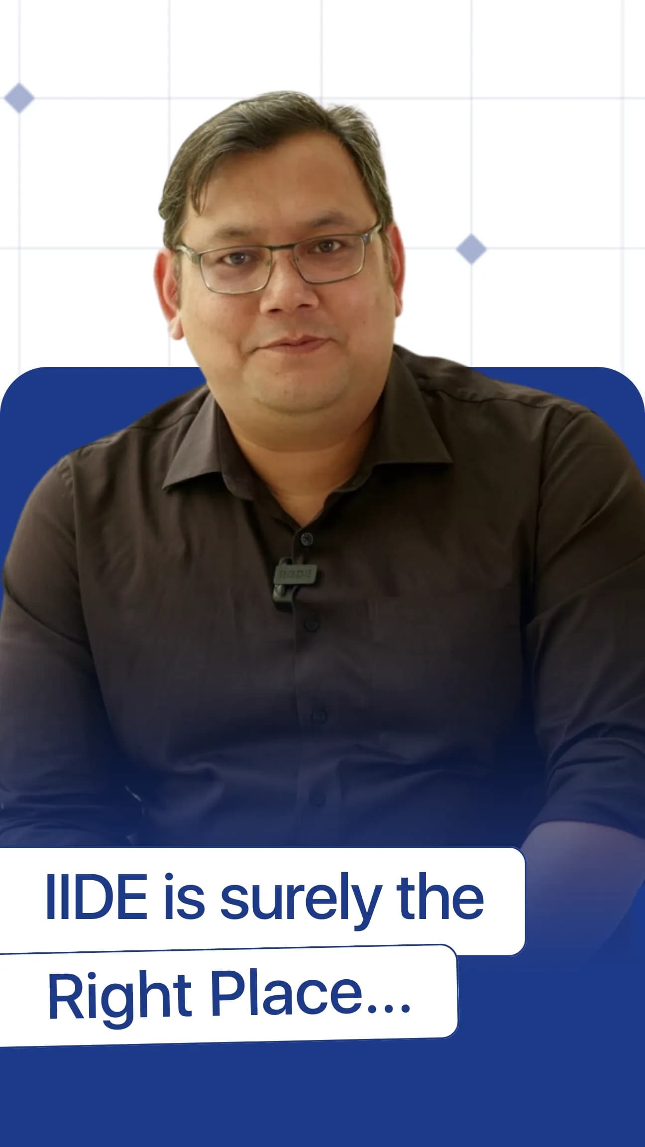 IIDE Reviews - Sharad Shahi's testimonial