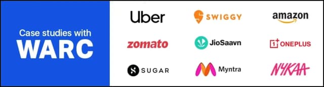 Access to 25,000+ Case Studies from WARC Case Studies