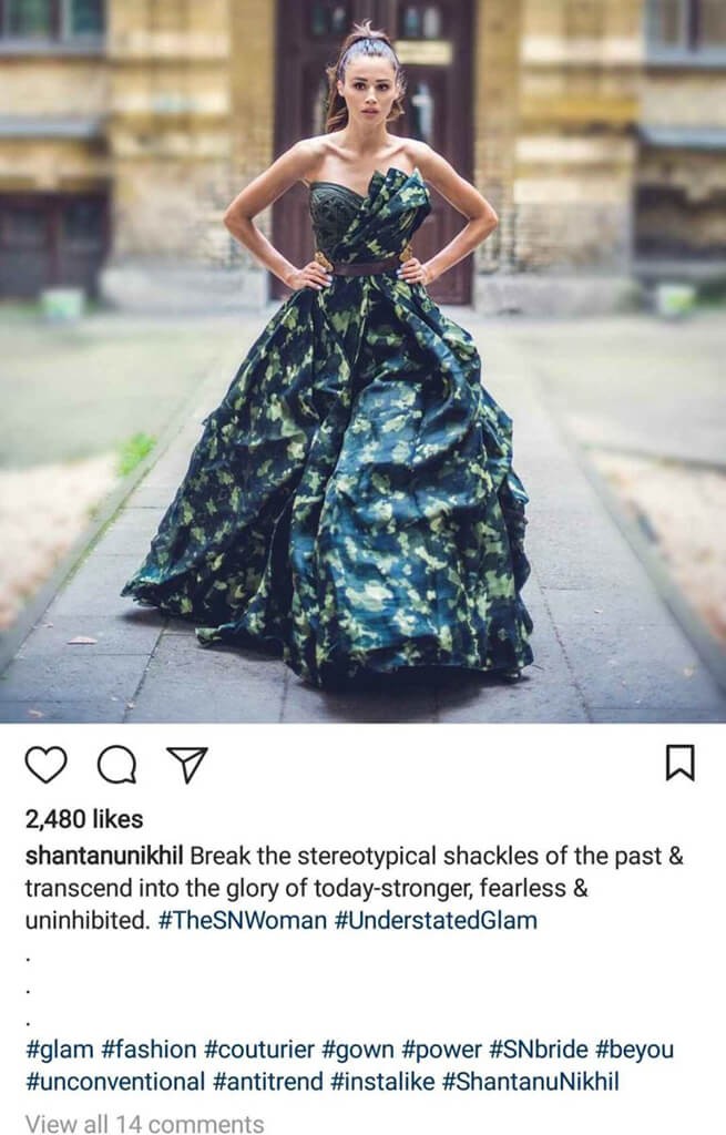 Indian Fashion Designers on Instagram SNwomen