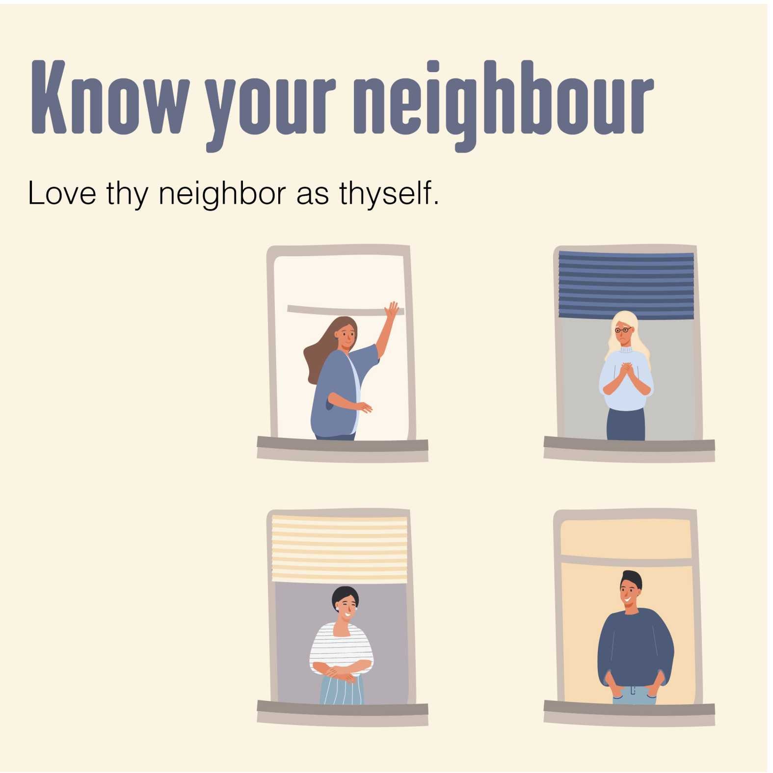 talk to your neighbours