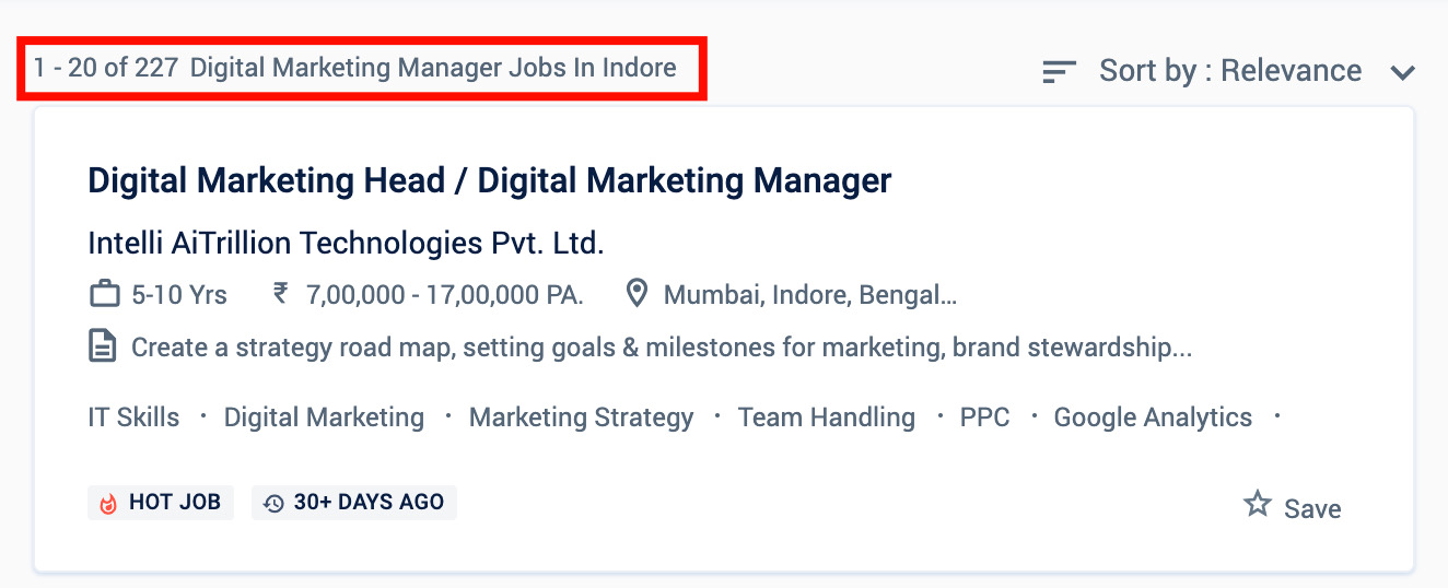 Digital marketing jobs in Indore - Digital marketing Courses in Indore