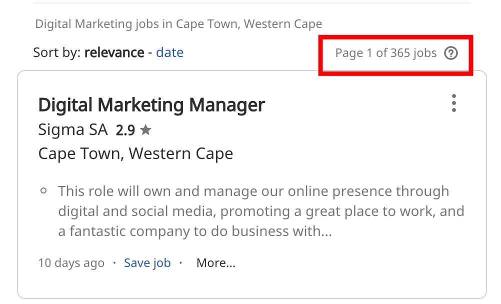 Digital Marketing Jobs in Cape Town