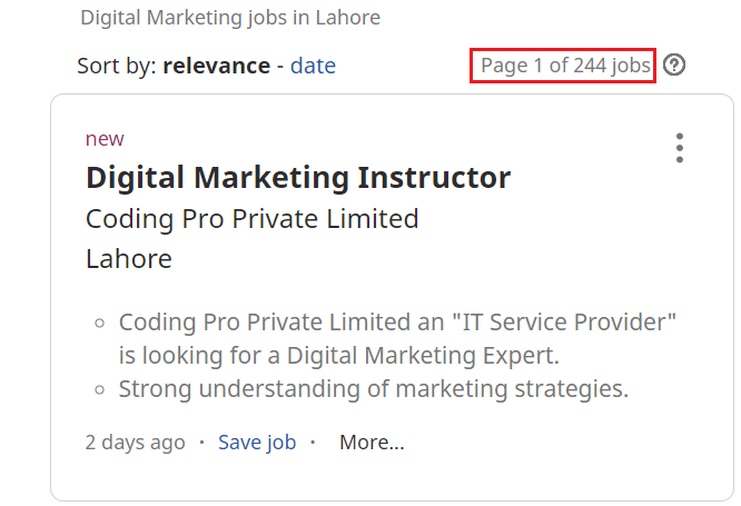 digital marketing courses in Lahore