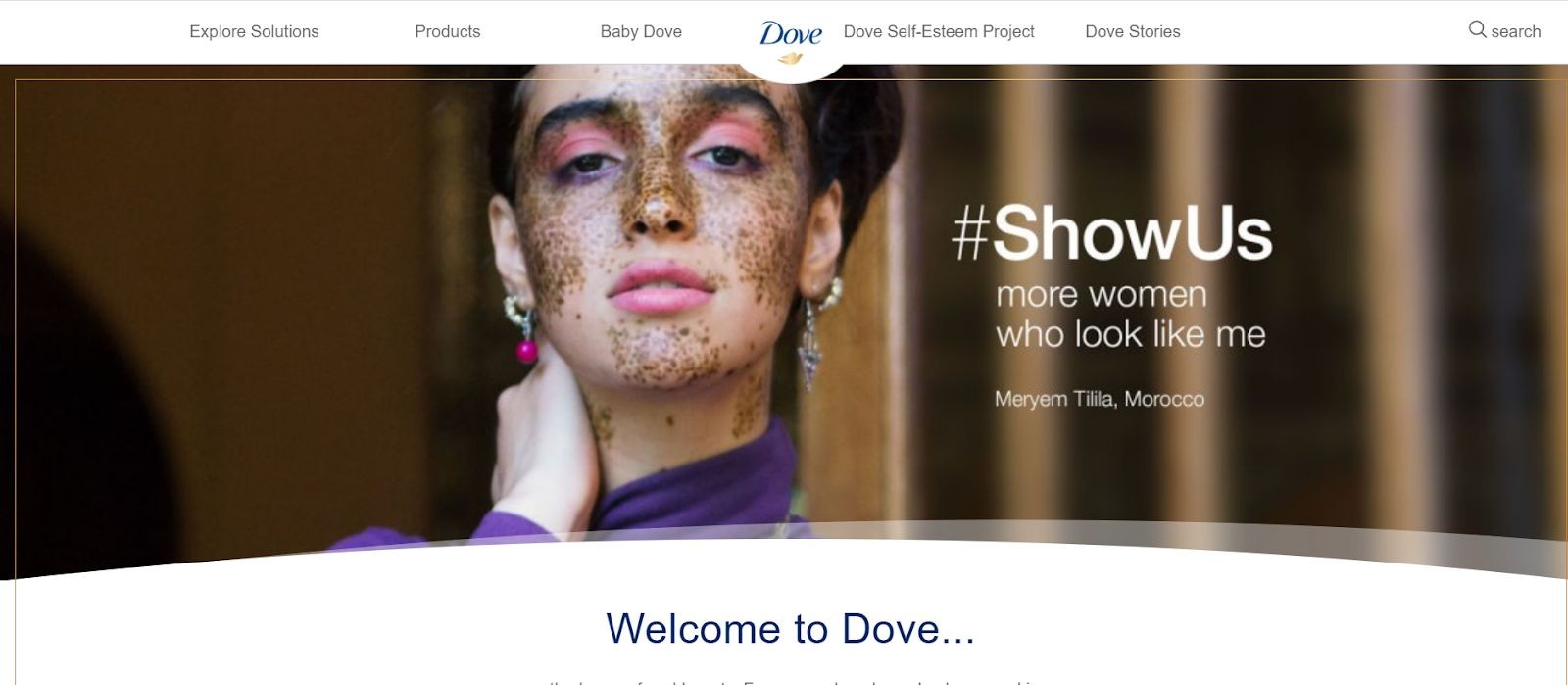 Marketing Strategies of Dove - Social Media Presence - The Dove Website