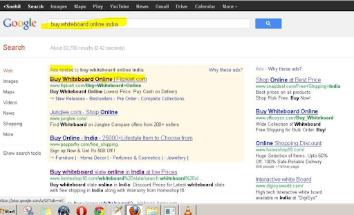 Flipkart Marketing Case Study - Paid Advertising - Google Adwords