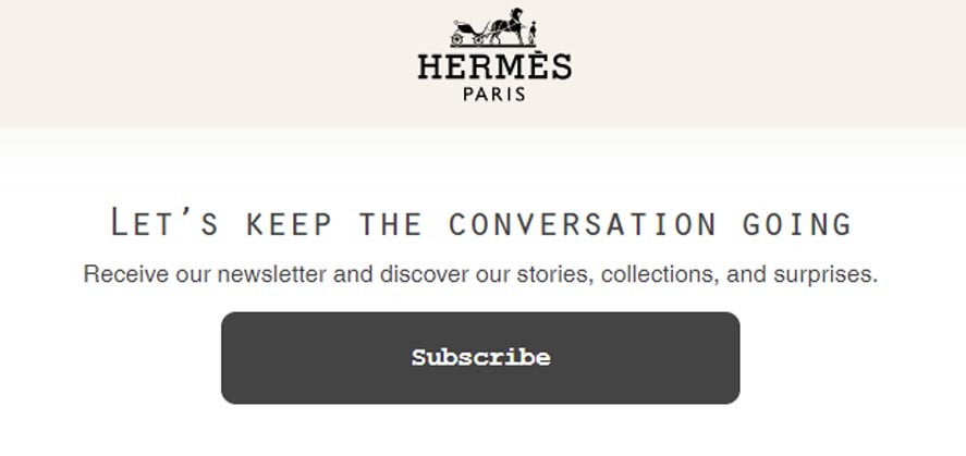 Marketing Strategy of Hermes - A Case Study - Newsletters