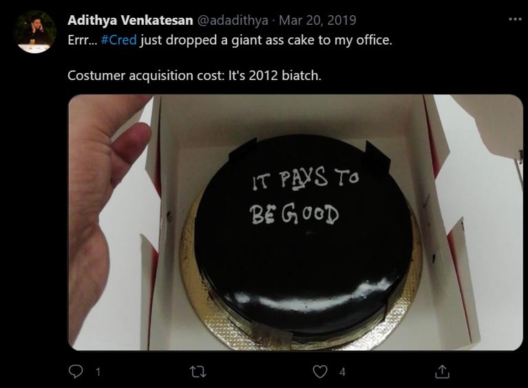 Marketing Strategy of Cred - A Case Study - Sending Cakes