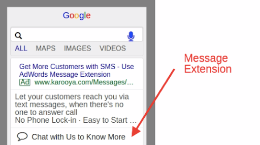 PPC strategies - message extension