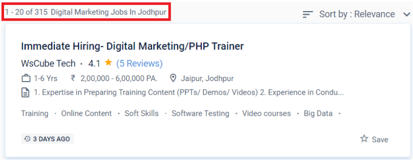 digital marketing courses in Jodhpur 