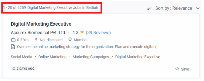 digital marketing courses in bettiah - job statistic