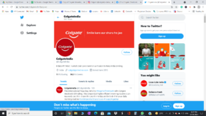 Colgate Twitter | Marketing Strategy of Colgate | IIDE 