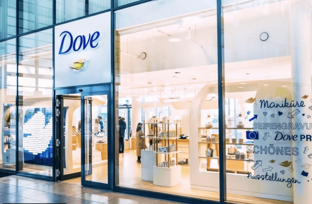 Dove Showroom | Marketing Mix of Dove (4Ps) | IIDE