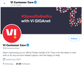 Vodafone Idea twitter- Idea Marketing Strategy | IIDE