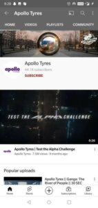 Apollo Tyres YouTube - Marketing Strategy of Apollo Tyres | IIDE