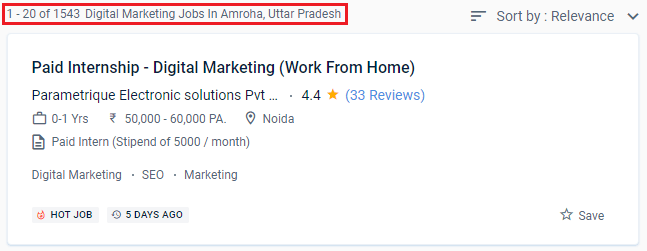 Digital Marketing Courses in Amroha - Naukri.com Job Opportunities