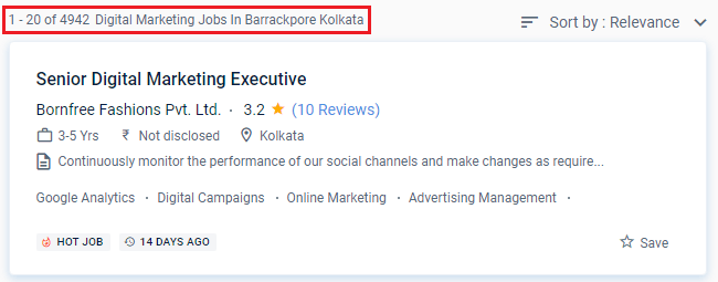Digital Marketing Courses in Barrackpore - Naukri.com Job Opportunities