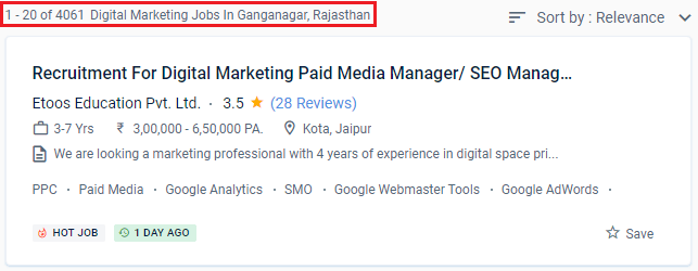 Digital Marketing Courses in Ganganagar - Naukri.com Job Opportunities