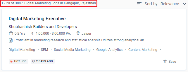 Digital Marketing Courses in Gangapur - Naukri.com Job Opportunities