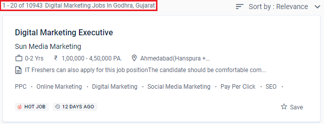 Digital Marketing Courses in Godhra - Naukri.com Job Opportunities