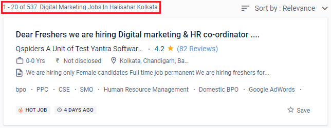 Digital Marketing Courses in Halisahar - Naukri.com Job Opportunities