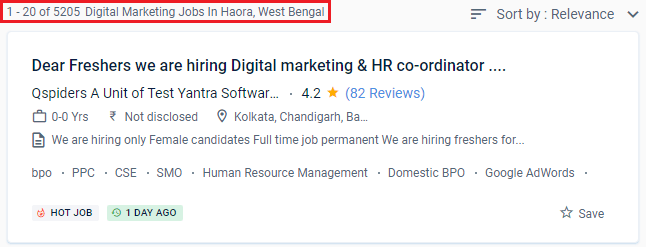 Digital Marketing Courses in Haora - Naukri.com Job Opportunities