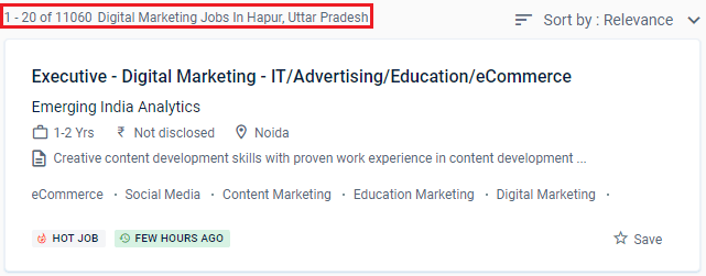 Digital Marketing Courses in Hapur - Naukri.com Job Opportunities
