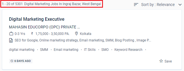 Digital Marketing Courses in Ingraj Bazar - Naukri.com Job Opportunities