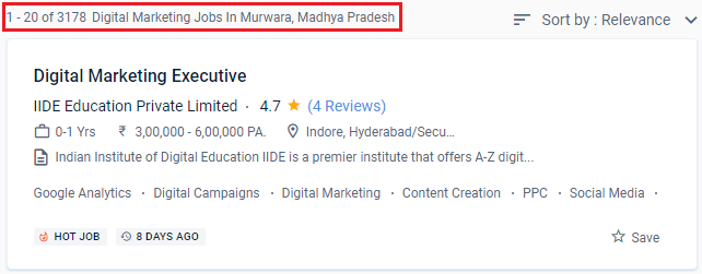 Digital Marketing Courses in Murwara - Naukri.com Job Opportunities