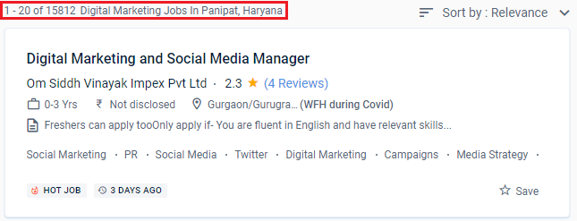 Digital Marketing Courses in Panipat - Naukri.com Job Opportunities