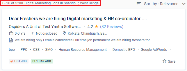 Digital Marketing Courses in Shantipur - Naukri.com Job Opportunities