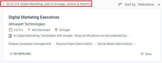 Digital Marketing Courses in Srinagar - Naukri.com Job Opportunities