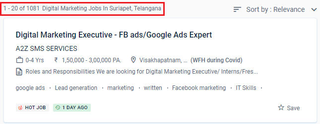 Digital Marketing Courses in Suriapet - Naukri.com Job Opportunities
