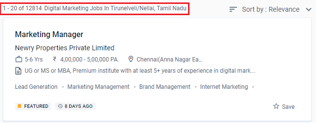 Digital Marketing Courses in Tirunelveli - Naukri.com Job Opportunities