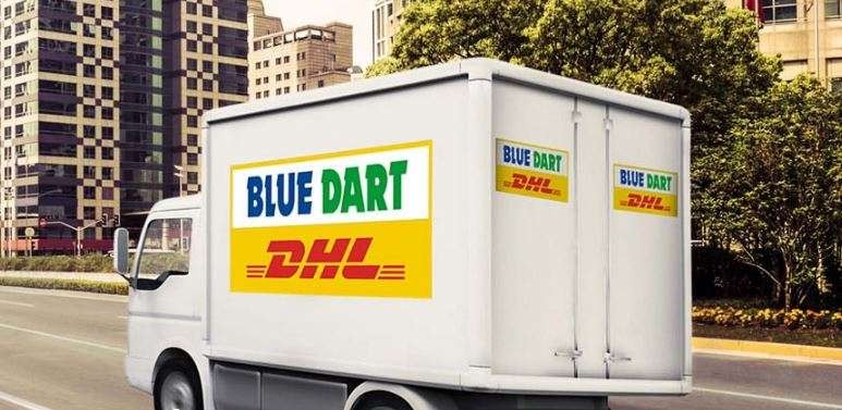 Blue Dart delivery truck- SWOT Analysis of Blue Dart - IIDE  