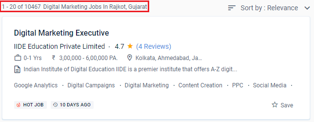 Digital Marketing Courses in Rajkot - Naukri.com Job Opportunities