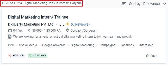 Digital Marketing Courses in Rohtak - Naukri.com Job Opportunities