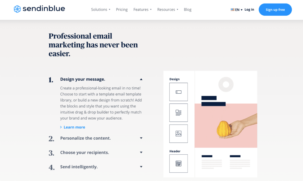 sendinblue- email marketing tools