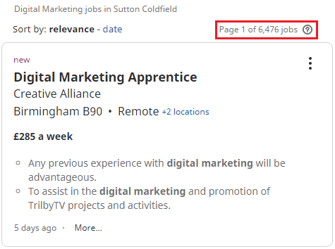 Digital Marketing Courses in Sutton Coldfield - Indeed.com Job Opportunities