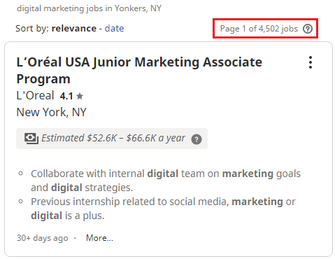 Digital Marketing Courses in Yonkers - Indeed.com Job Opportunities