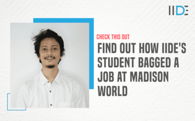 Abhishek Suratkar, IIDE’s Postgraduate Student Bags A Job at Madison World