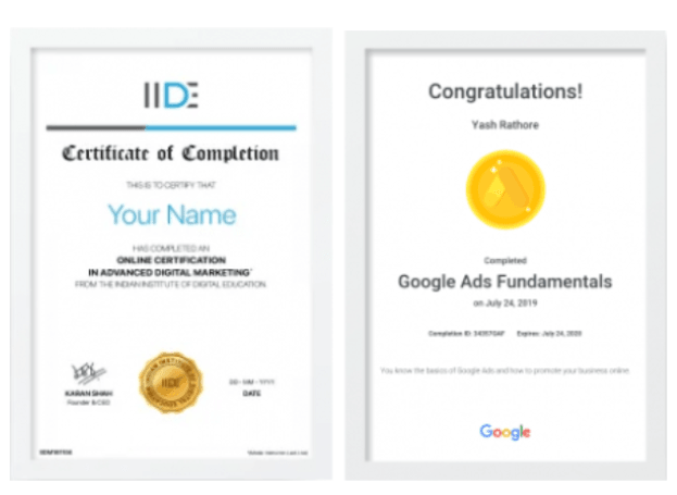 digital marketing courses in ILESA - IIDE certifications