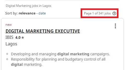digital marketing courses in Kisi - Job Statistics