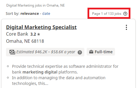 Digital-Marketing-Courses-In-Omaha-Job Statistics