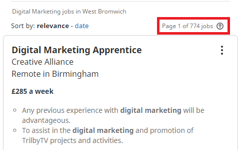 Digital-Marketing-Courses-In-West Bromwich-Job Statistics