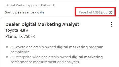 Digital-marketing-courses-in-Dallas-Job Statistics