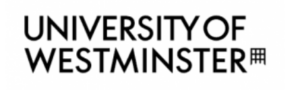 digital marketing courses in WESTMINSTER - University of westminster logo