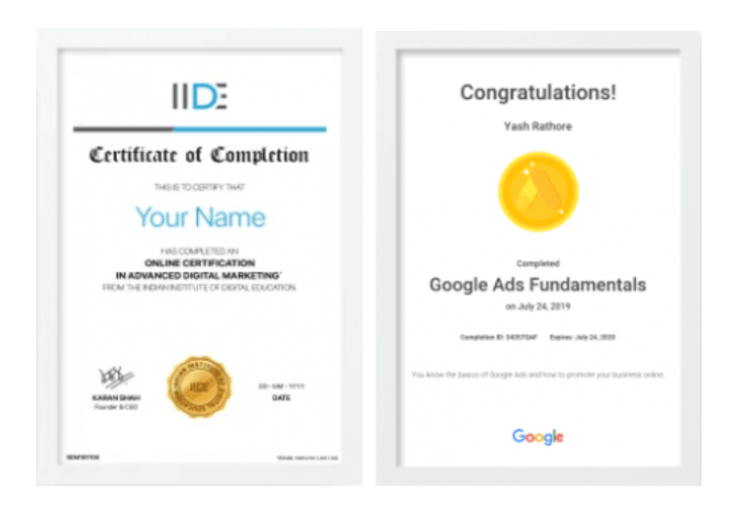 digital marketing courses in JIMETA - IIDE certifications