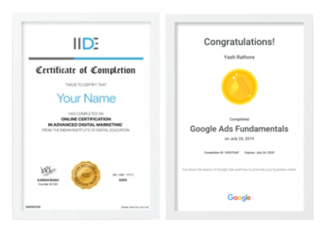 digital marketing courses in NNWEI - IIDE certifications