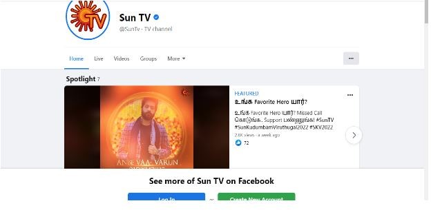 MarketinMarketing strategy of Sun Tv Network - Facebookg strategy of Sun Tv Network - Facebook