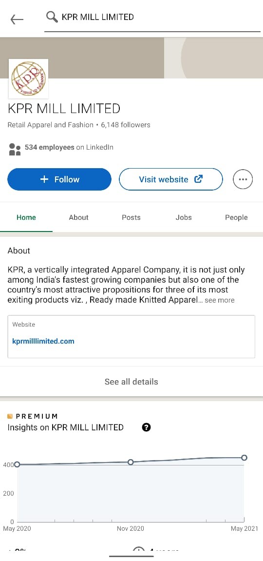 Marketing Strategy of KPR Mill - LinkedIn